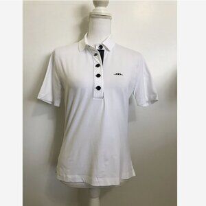 ALESSANDRO ALBANESE White Polo Shirt NWT Womens Small Equestrian